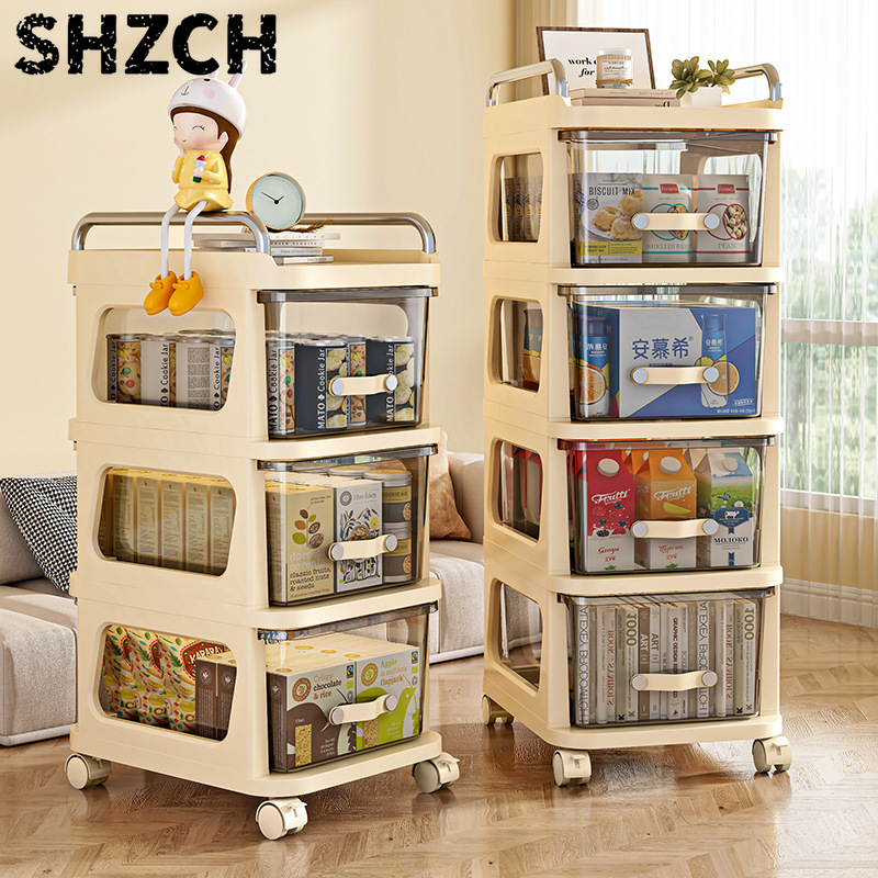 Baby Clothing Types - Chariot de rangement multifonctionnel pour collations,