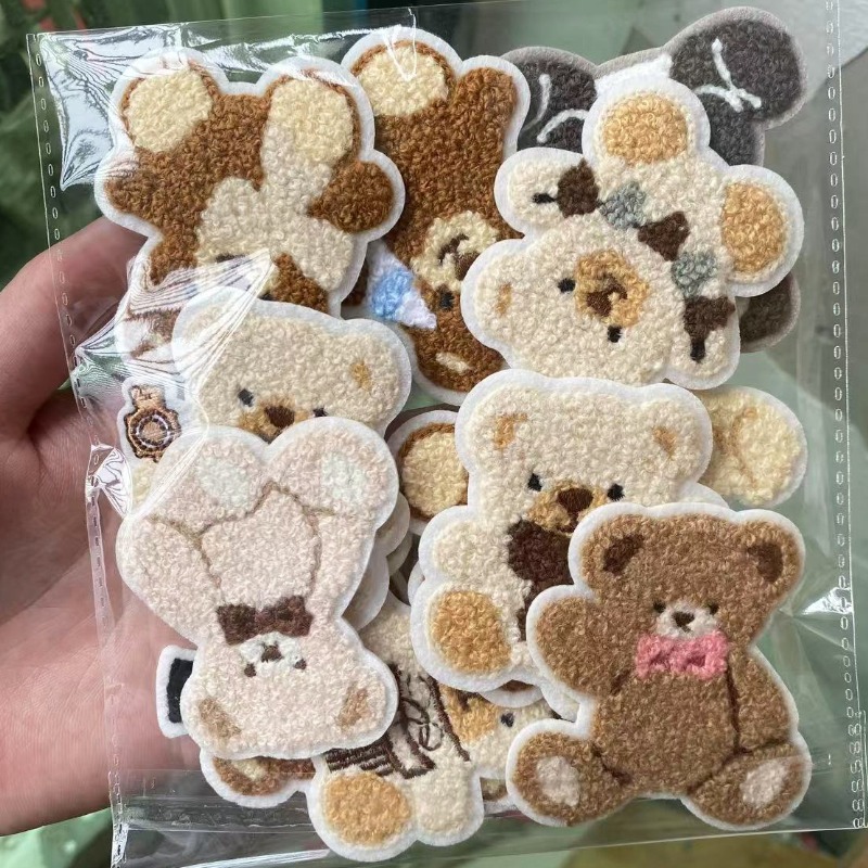 Baby Clothing Types - Patchs brodés motif ours mignon pour