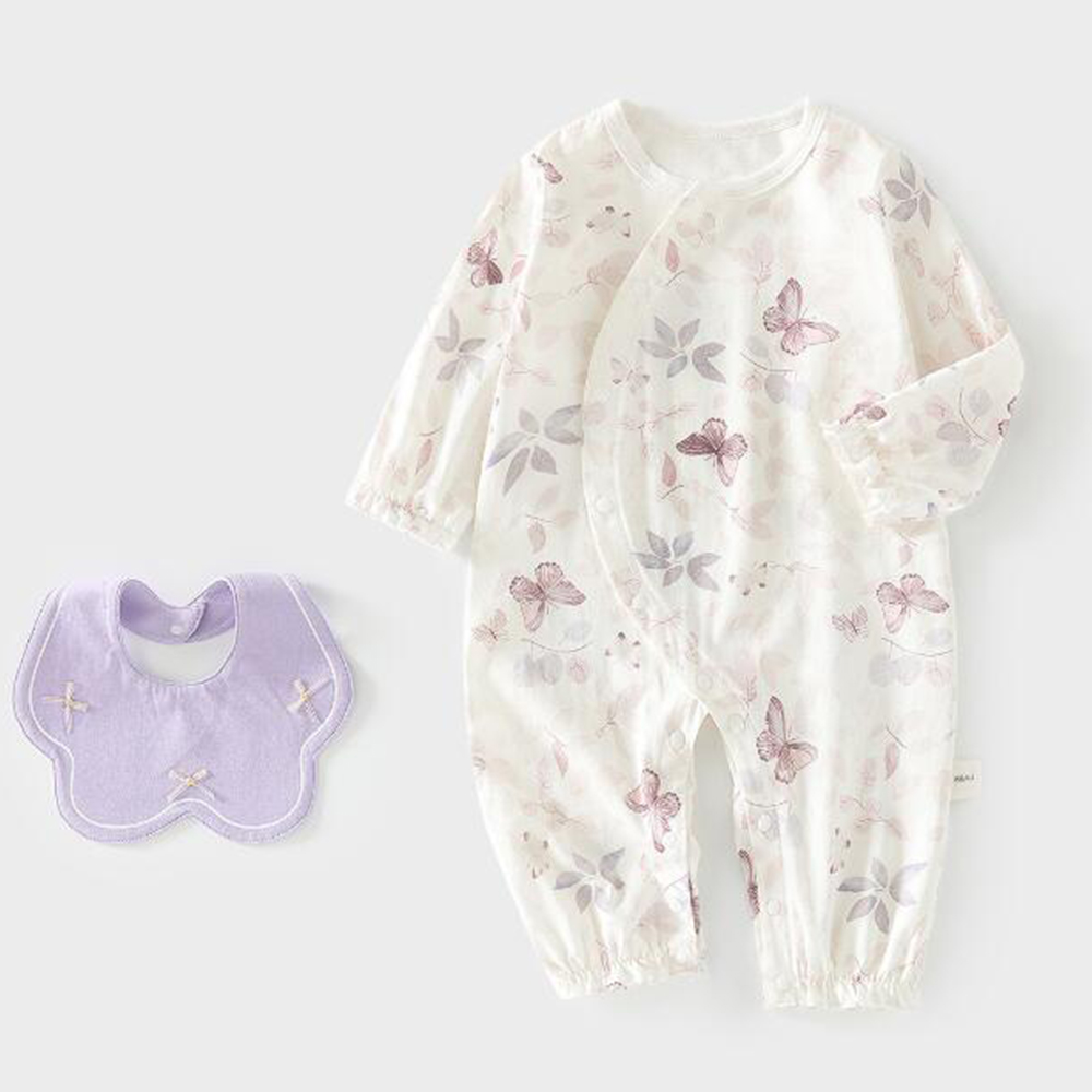 Baby Clothing Types - Barboteuse en coton pour bébés filles,