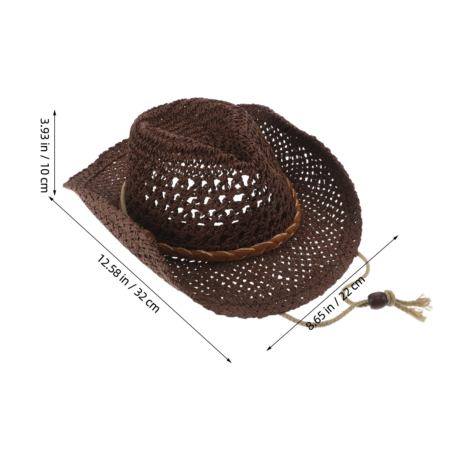 Chapeau de cowboy en paille po - Sun Hat Wide Brim avis et prix