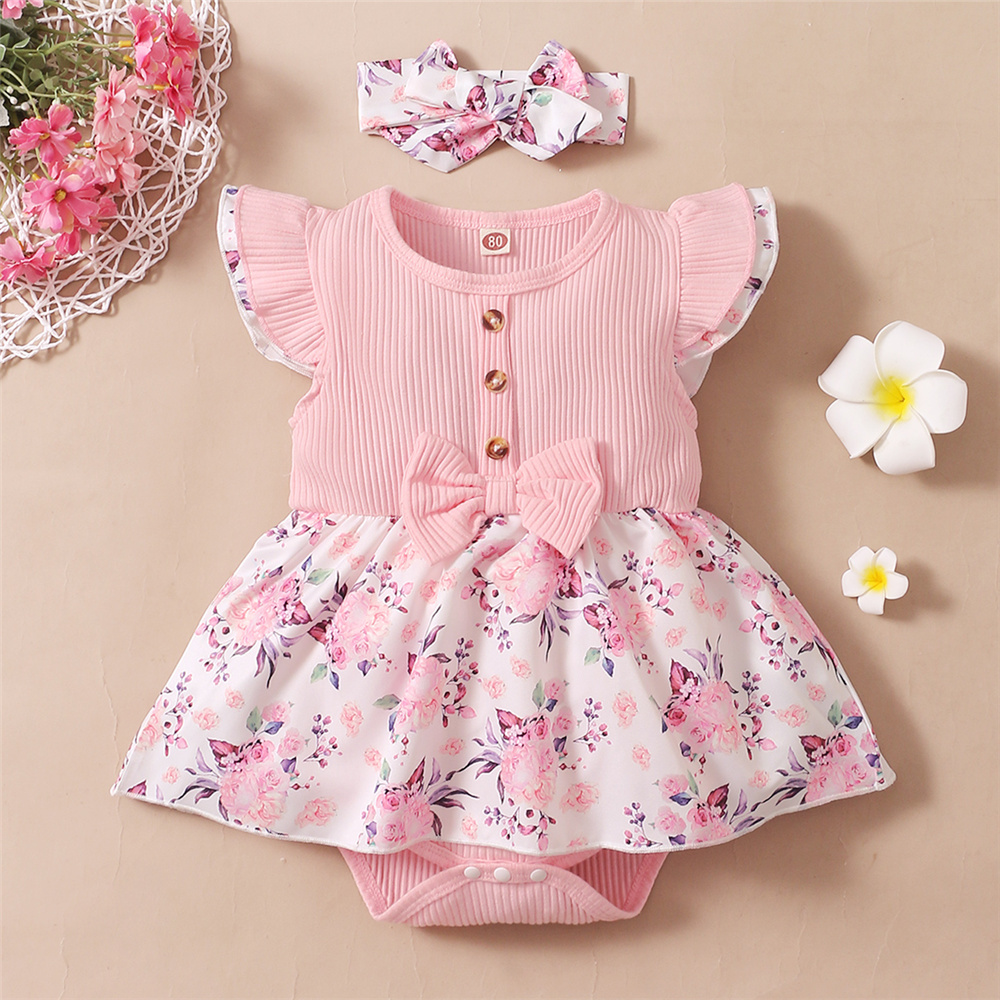 Robe barboteuse florale pour b - Baby Clothing Online avis et prix