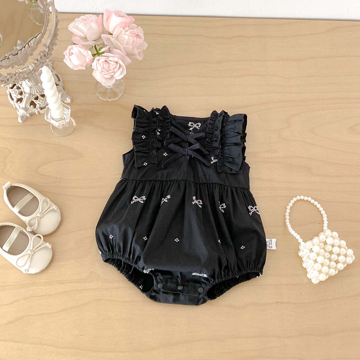Combinaison noire à imprimé nœ - Baby Clothing Online avis et prix
