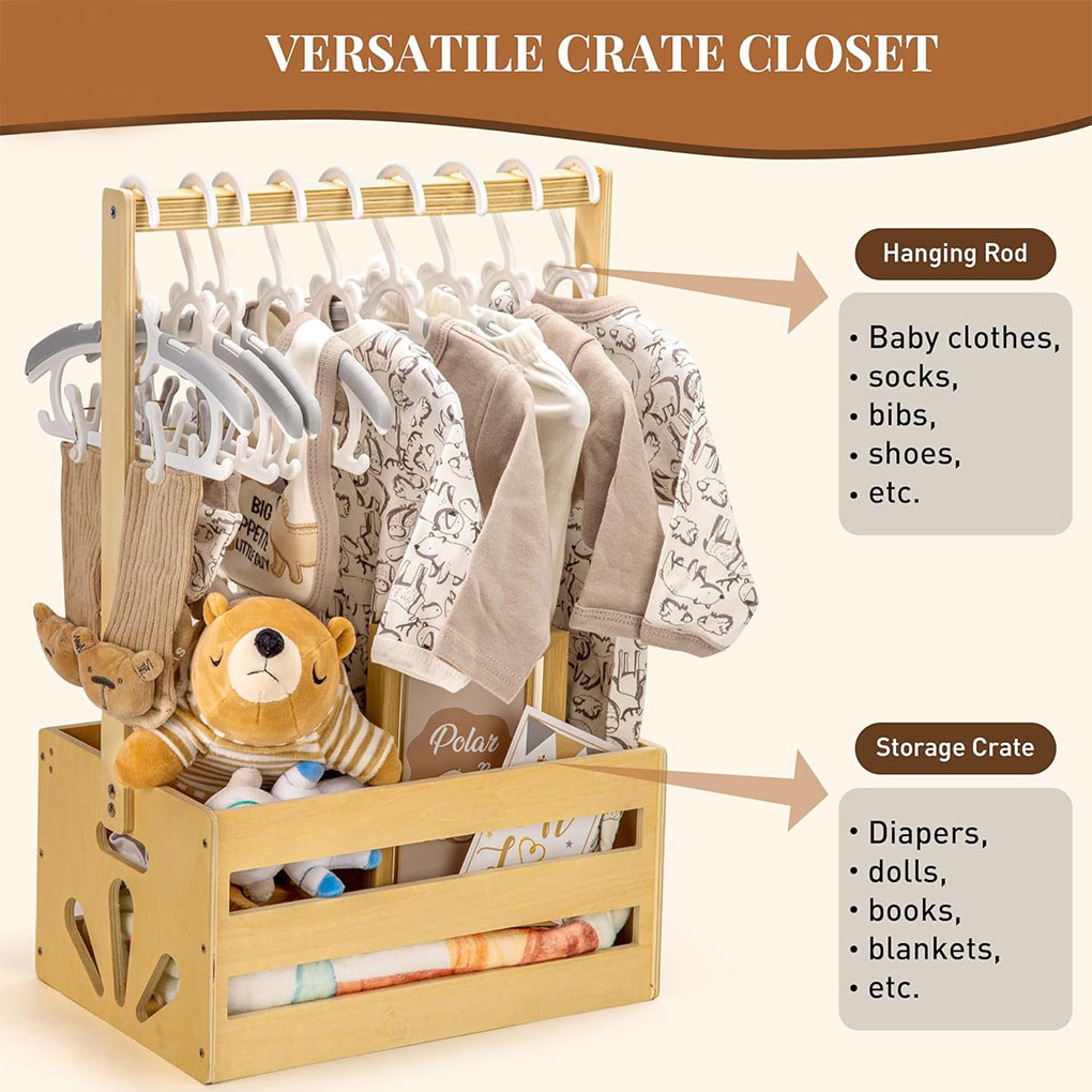 Grand mir de Rangement en Bois - Baby Clothing Types avis et prix